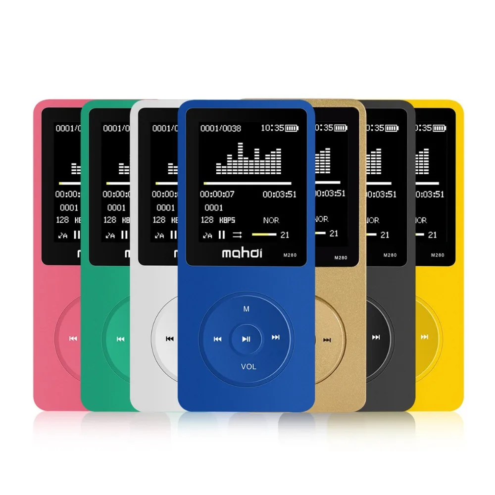 2018 музыка скачать бесплатно MP3 плеер 8 GB Динамик 1 ''HD Экран M280 Спорт