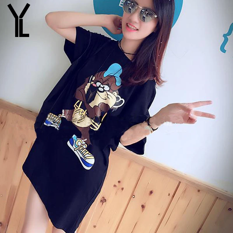 Женское прямое платье с рисунком повседневное однотонное летнее принтом на