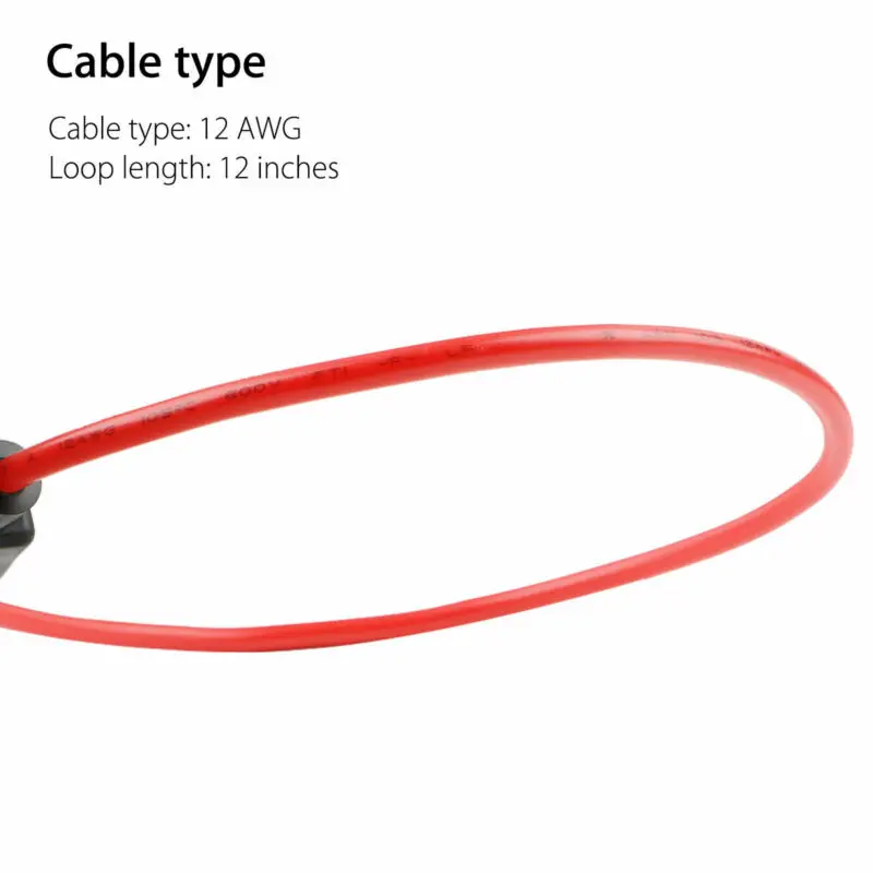 1 шт. 12AWG ATC 30AMP автомобильный водостойкий в линии мини-патрон предохранителя лезвие для автомобиля лодки