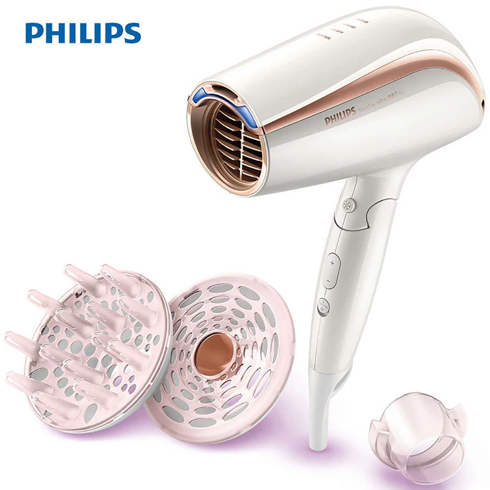Philips Smart Уход за волосами сушилка BHC208 Ветер тепла анион уход фен 1600W отрицательный