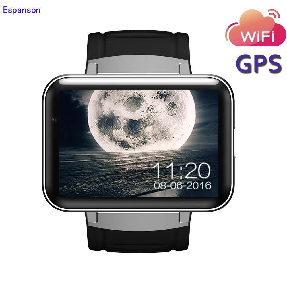 Espanson dm98 Смарт часы 3G Android 5.1 WiFi GPS 1.2 ГГц Bluetooth 4.0 спортивные наручные телефон