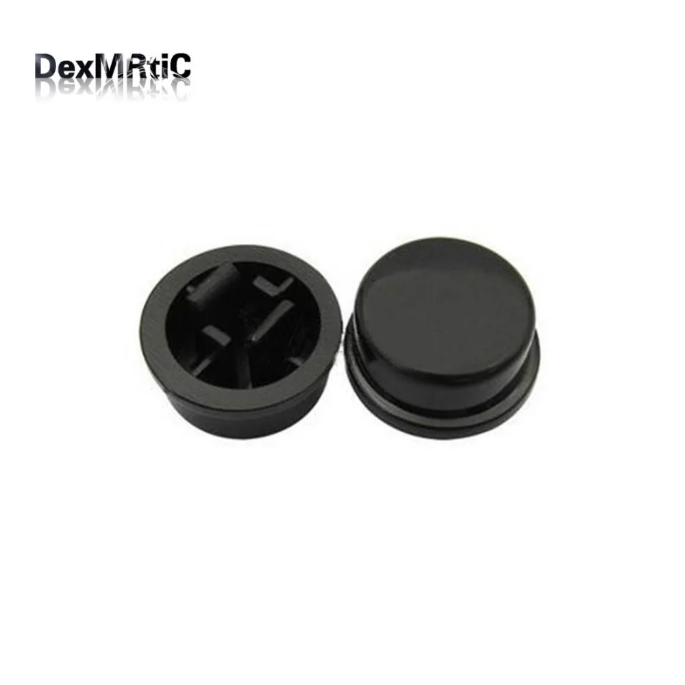 60pcs 12*12*7.3mm round button cap reset switch multi color caps | Обустройство дома