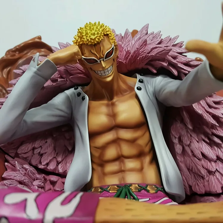 1 шт. японского аниме one piece GK Donquixote Doflamingo сидячая статуя Ver. 1/7 Масштаб ПВХ фигурка модель игрушки кукла