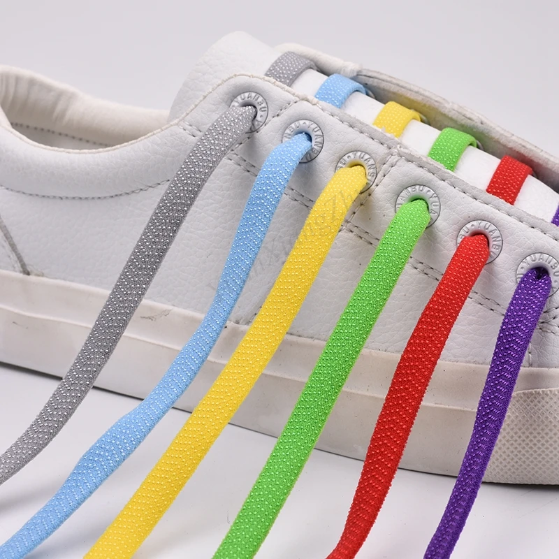 1 Second Quick No Tie Shoelaces Elastic Cross buckle ShoeLaces Kids Adult Unisex Sneakers Shoelace Lazy Laces Strings