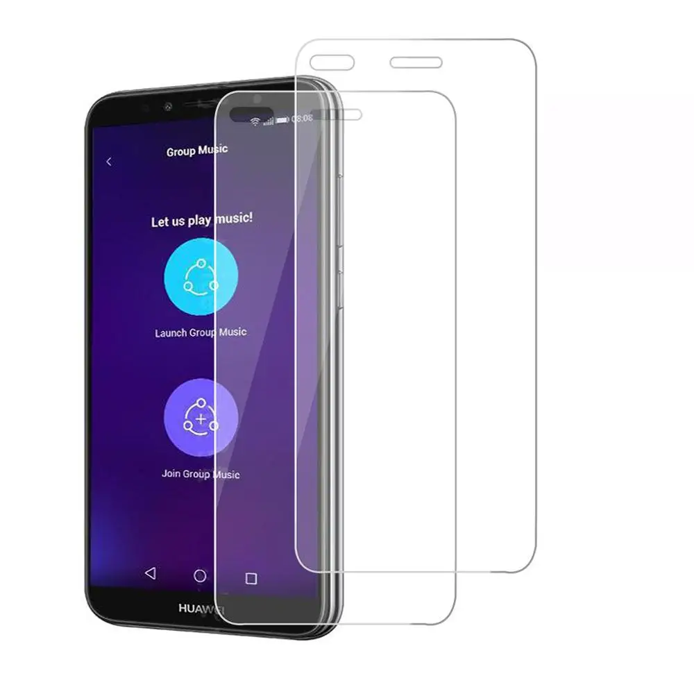 2 шт закаленное стекло для huawei P9 Lite Mini защита экрана 9H 2.5D телефон на Защитное стекло для huawei Y6 Pro стекло