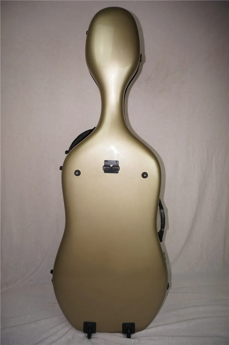 Темно-зеленый 4/4 новый жесткий Виолончель чехол стекловолокно прочный черный #31