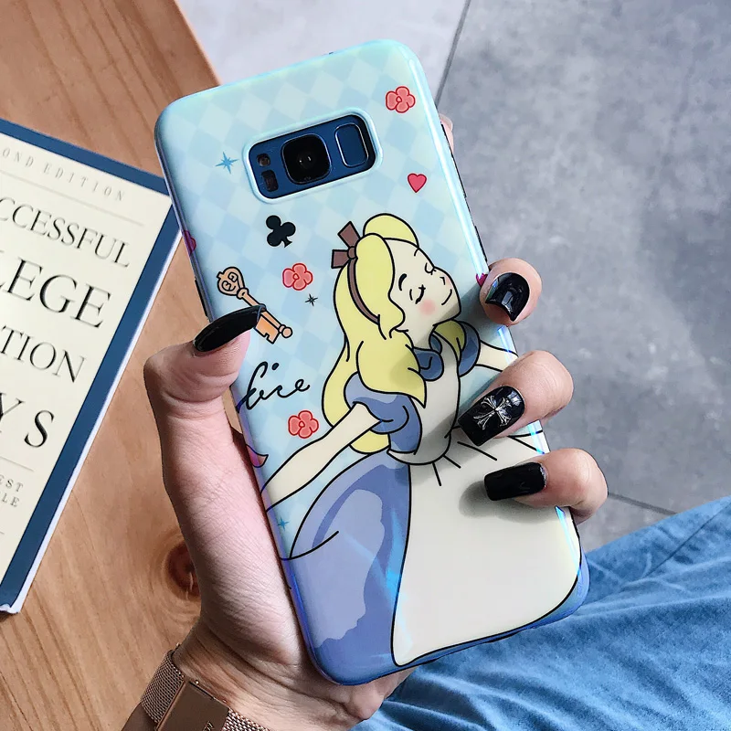 Для samsung S9 плюс Симпатичные Алиса в стране чудес чехол для S8 S8plus Примечание 8 Note9