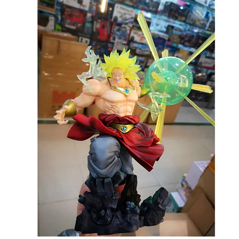 23 см Драконий жемчуг Супер Saiyan Brolly ПВХ Модель Коллекционная Фигурка Статуэтка из