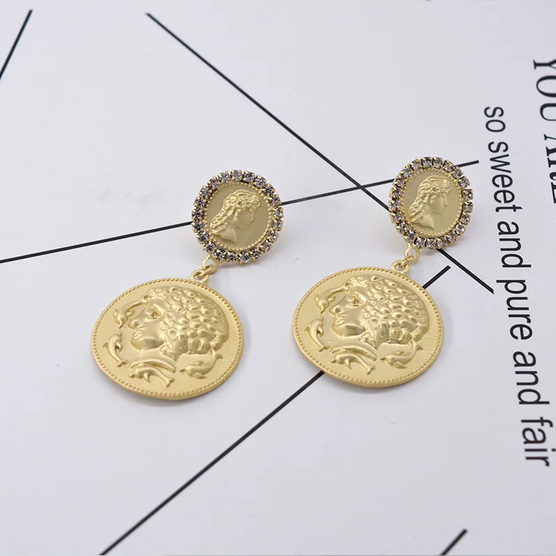 

Cute Romantic long round earrings fashion jewelry for women