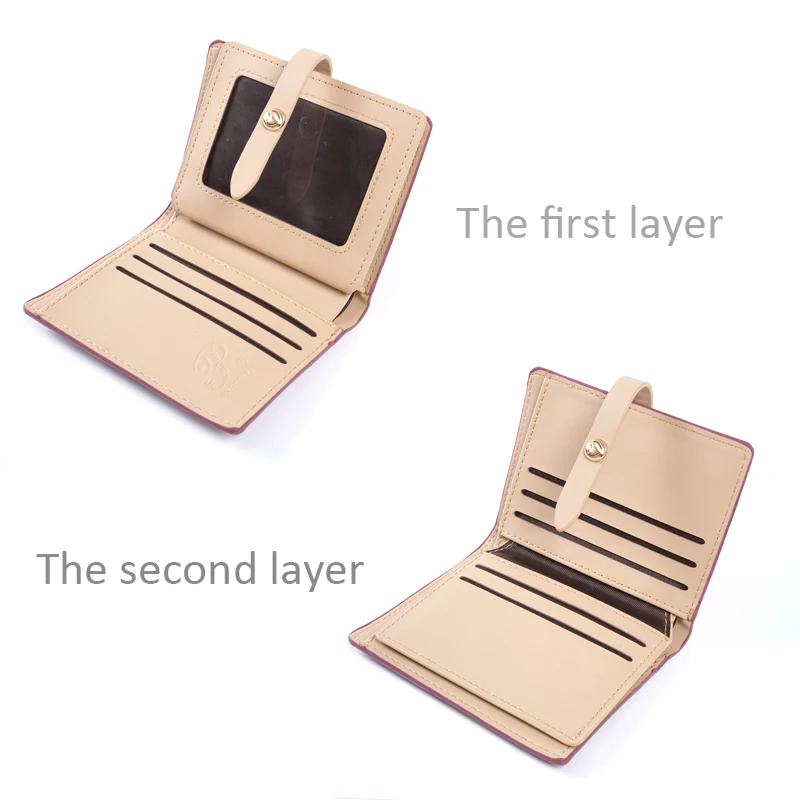 Prettyzys Small Women Wallet Female Purse Perse Slim Card Holder Carteira Vintage Ladies Short Mini Woman Portomonee Leather | Багаж и