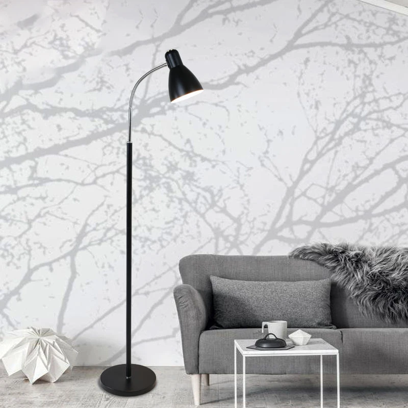 Напольный светильник железный светодиодный E27 Вращающаяся головка рядом с