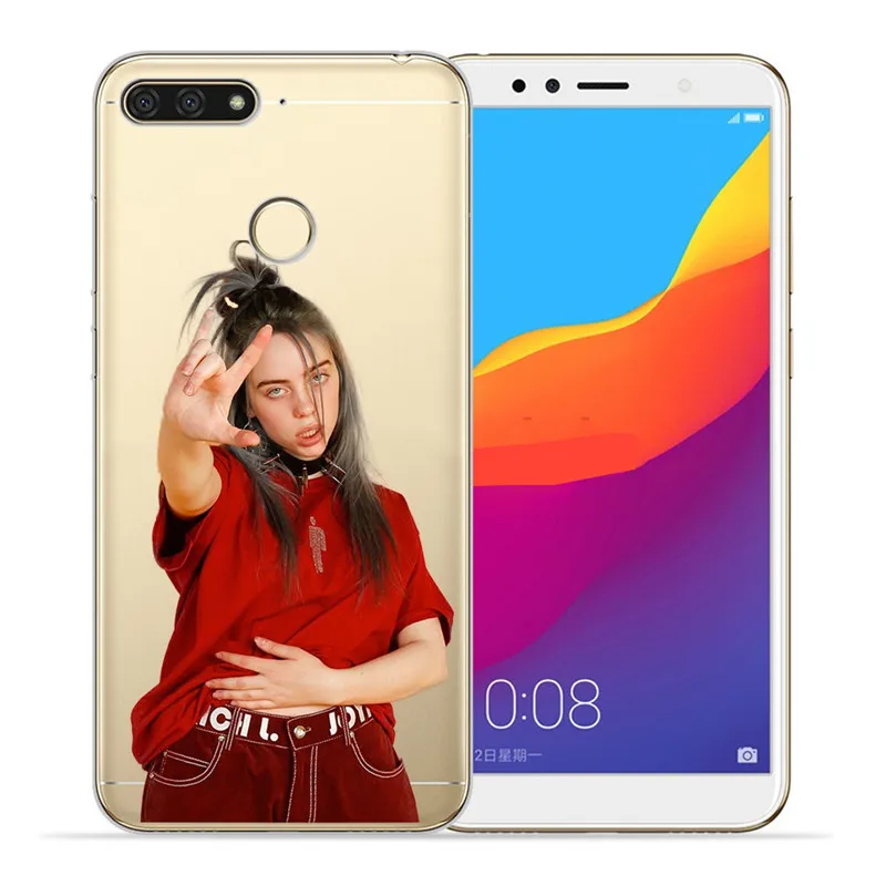 Роскошный чехол Billie eilish для Huawei Honor 10 9 8 8X 8C 7A 7C 7X7 6X 6A 20 Pro V20 20i Lite чехол для телефона Funda Coque Etui capa