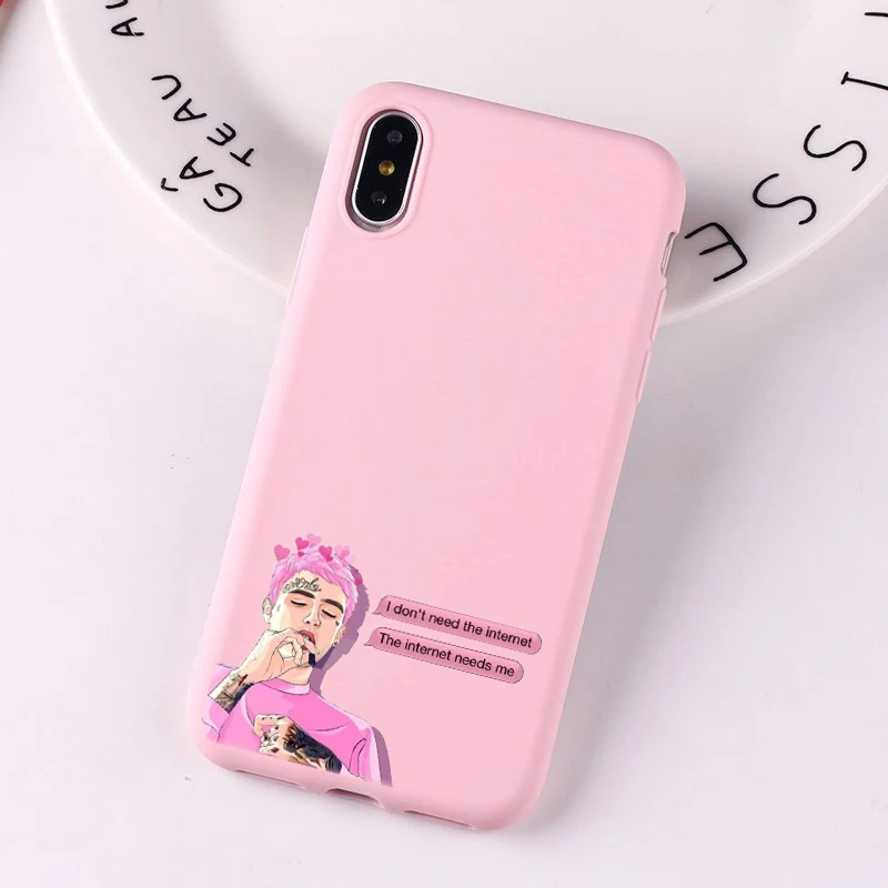 Новый Лирический силиконовый чехол с изображением инопланетянина и напитка Lemonade