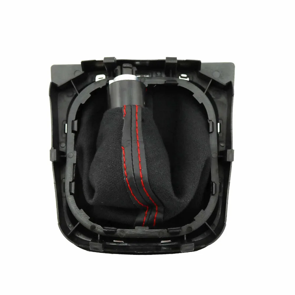 

For VW Jetta V MK5 Varaint 2006 2007 2008 2009 2010 2011 New 5 Speed Car Stick Gear Shift Knob With Leather Boot Red Line