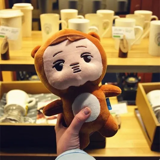 

23cm Anime KPOP EXO D.O. Plush Toys Kawaii Doll Doh Kyungsoo Baby Toy Soft Fans Handmade Girlfriend Gift Sofa Cute Pillow