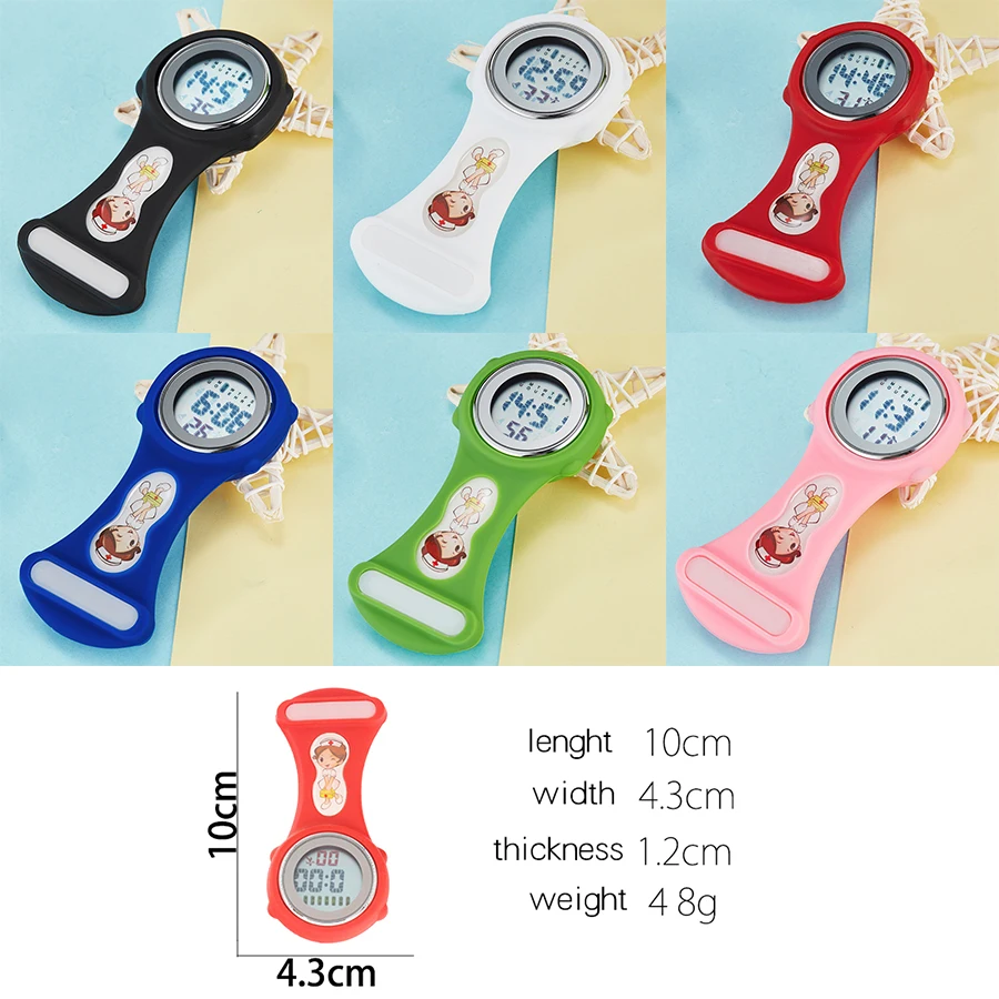 Новые силиконовые цифровые часы для медсестер с будильником секундомером