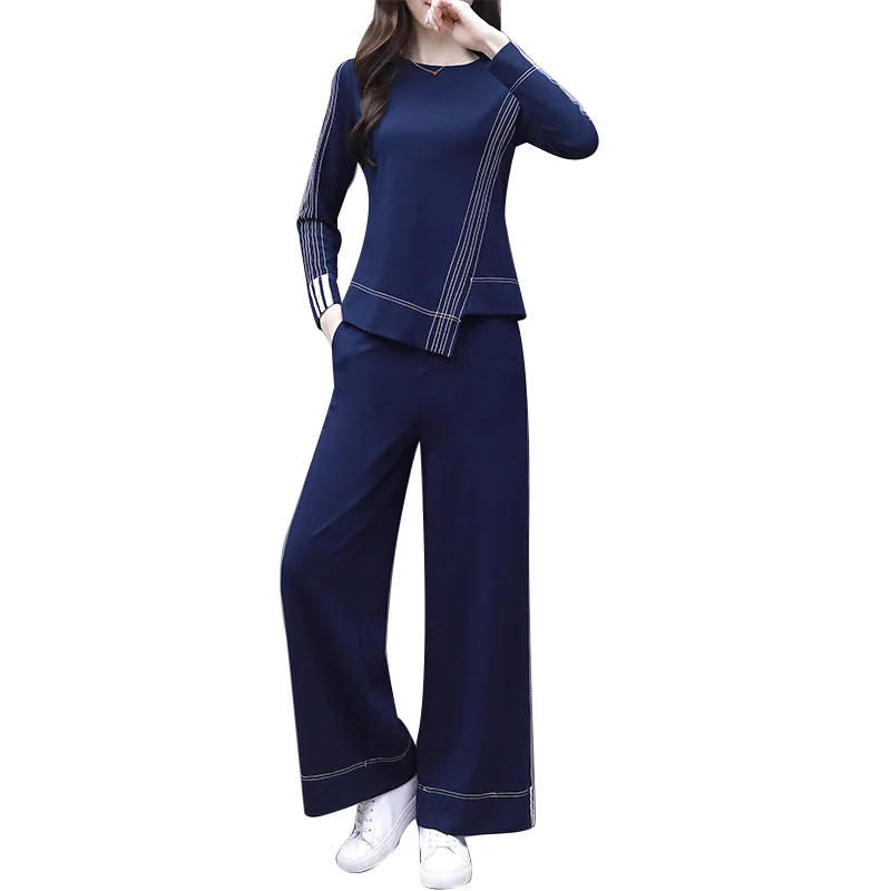 Новинка Весна 2019 Корейская женская мода повседневные темпераментные брюки с