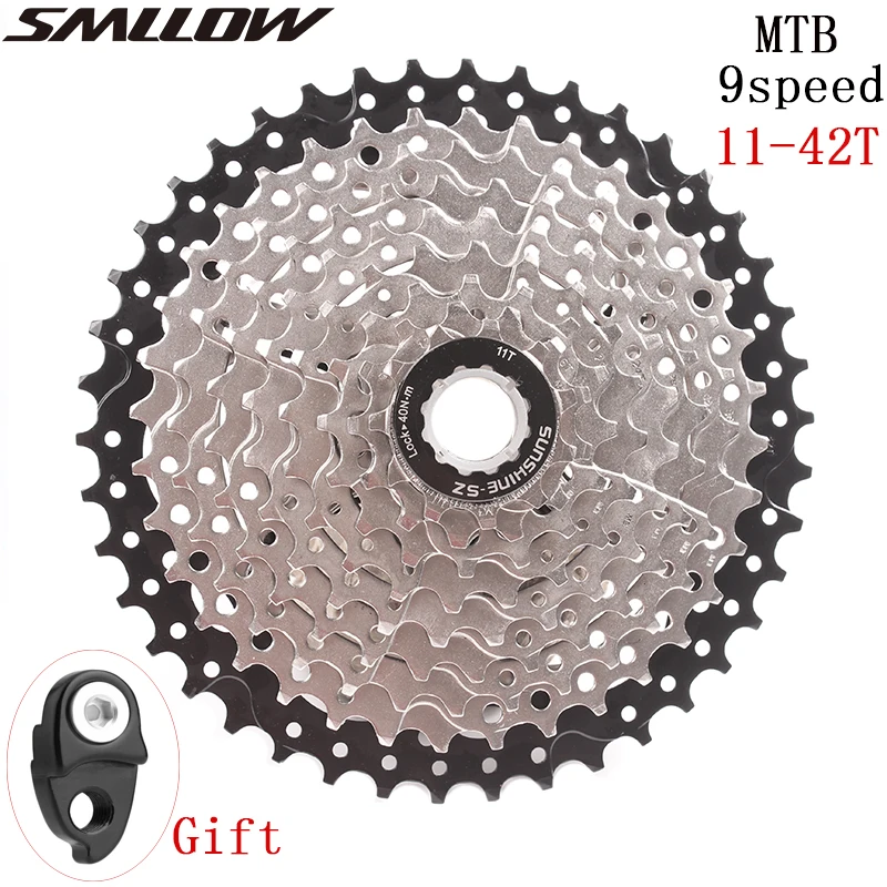 SUNSHINE SZ 9 скорость кассета 11 42T широкое соотношение свободное колесо MTB велосипед