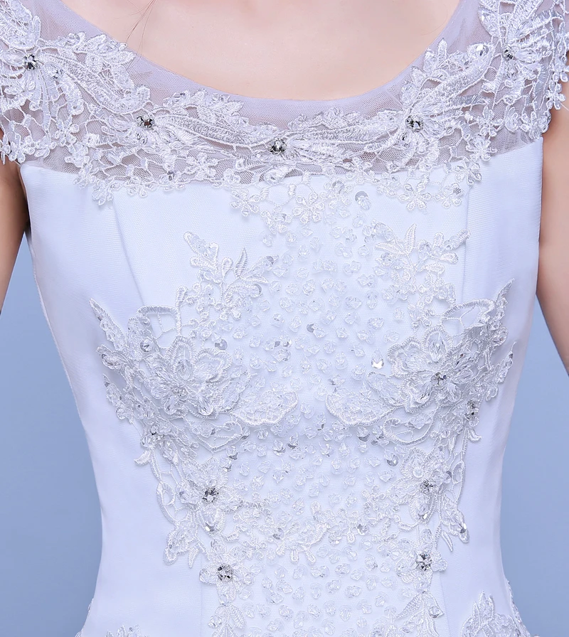 Velnosa High Quality Vestido De Noiva 2016 Korean Style Lace Appliques Beauty Bride Sweetheart Wedding Dress Simple Casamento | Свадьбы и