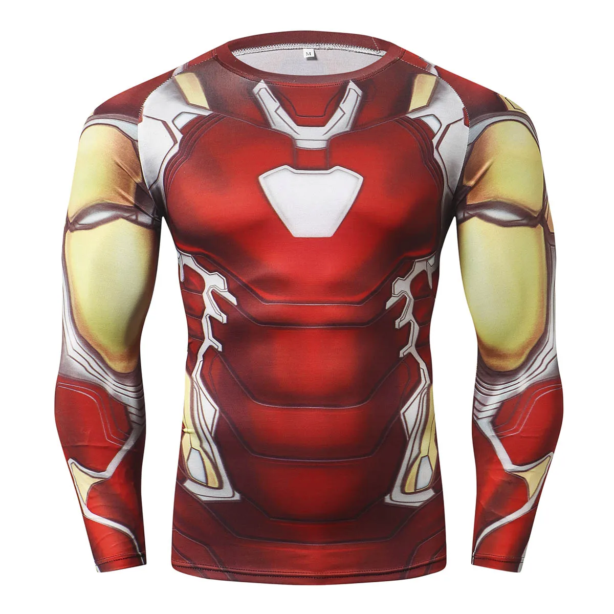 LE182 Long Sleeve Marvel Мстители 4 эндигра Капитан Америка 3D принт футболка мужская футболка с длинными рукавами компрессионные рубашки колготки Топ, футболки для фитнеса - Цвет: LE182 Long Sleeve