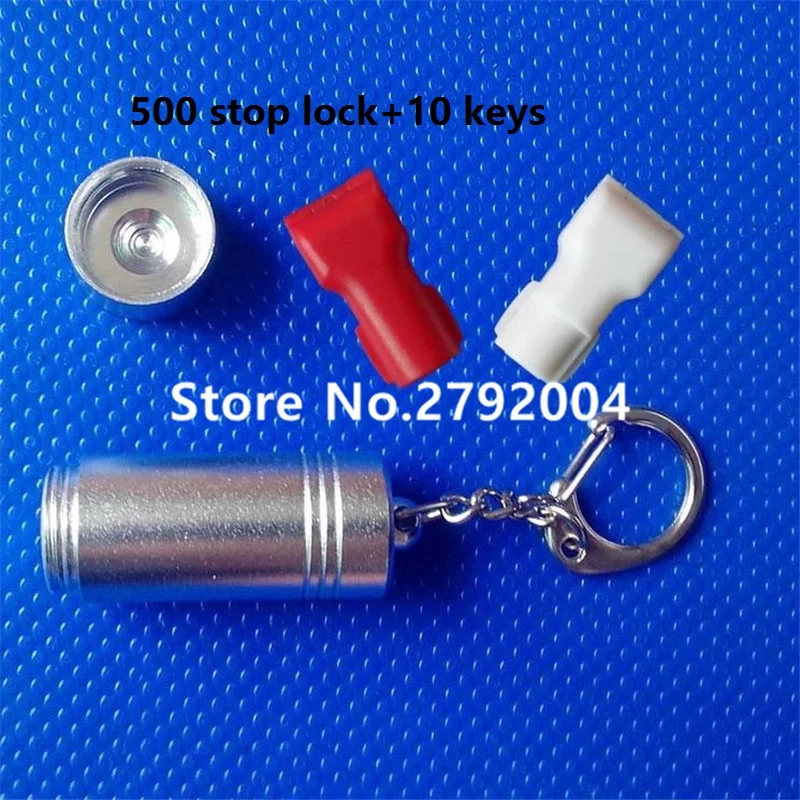 500 шт./лот EAS Противоугонный стопорный замок для розничного дисплея крючка и Пег +