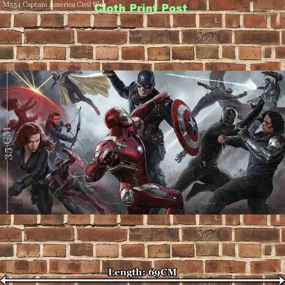 Ткань Печати Плаката (Короткий Ширина 35 СМ) Коврик для Мыши M554 Капитан Америка