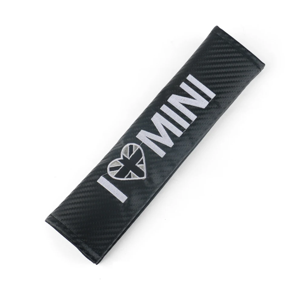 Grey Union Jack Ремень безопасности из углеродного волокна для MINI Cooper JCW One d Countryman Clubman F55 F56 F60 R60 R56 аксессуары - Название цвета: Grey Union Jack
