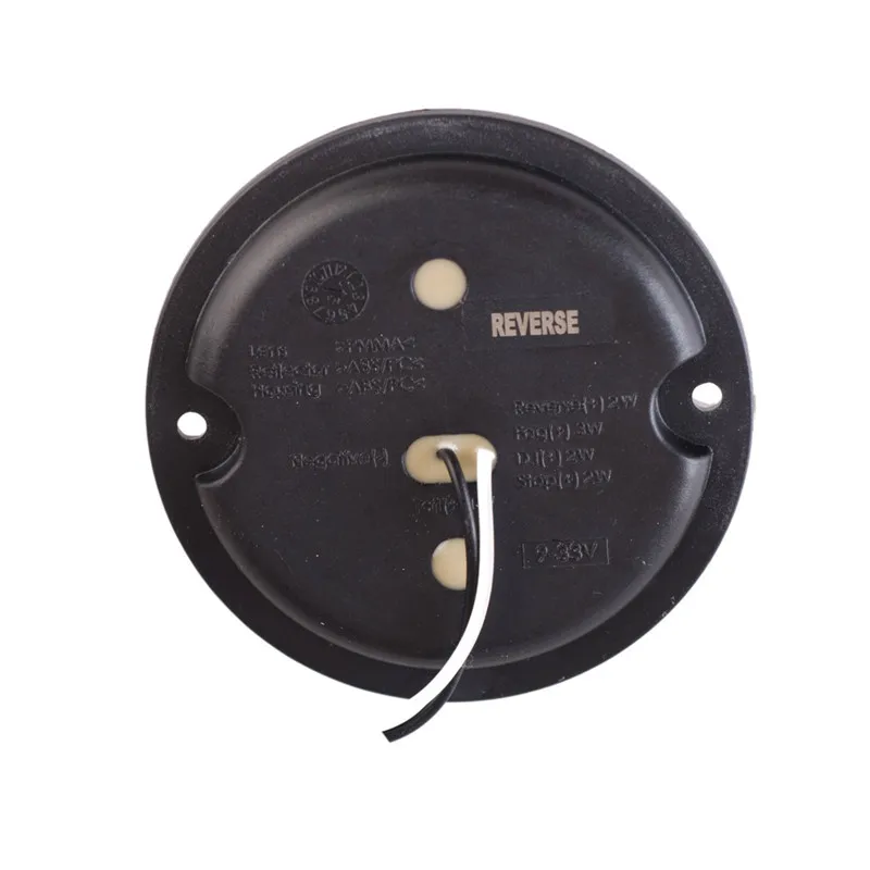 12 V/24 V круглый 95 мм светодиодный грузовик с прицепом Противотуманные огни фонарь заднего хода автомобиля задние тормоза стоп светильник поворота заднего светодиодный светильник s безопасности дорожного движения противотуманная фара ЕЭК
