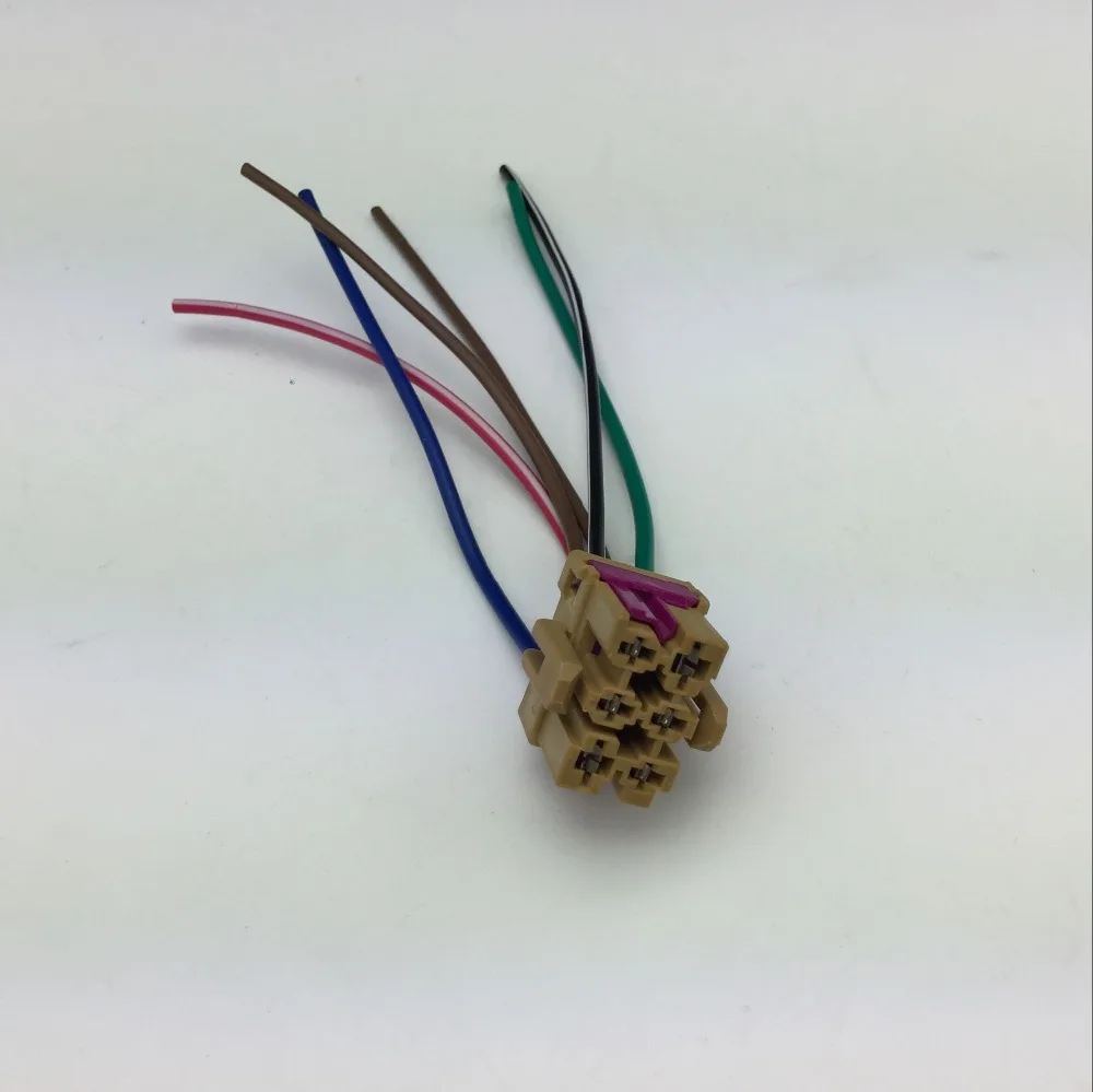 Для VW Passat Audi A4 6 Pin воздуходувка вентилятор вилка подключения соединитель Pigtail 1J0 937