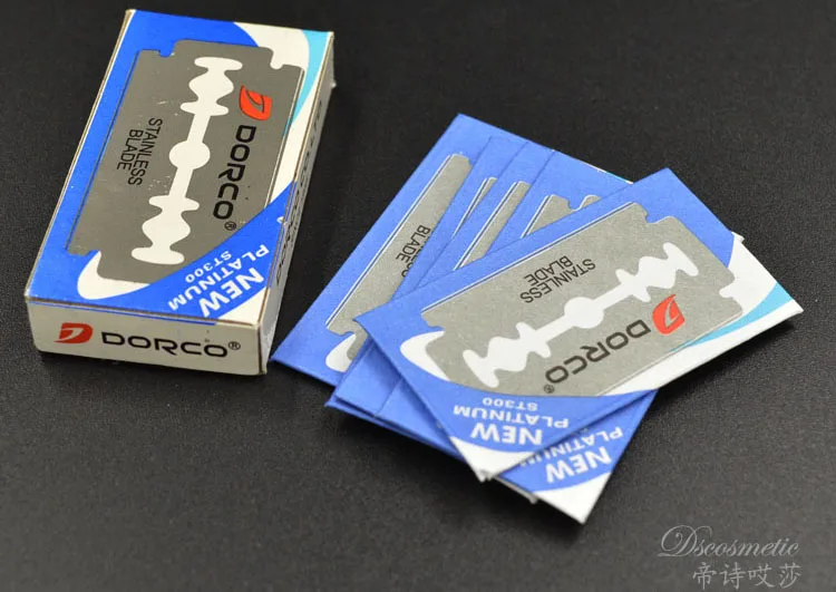 Суперострое бритвенное лезвие из нержавеющей стали 10 шт./лот безопасные мужские