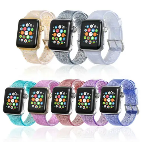 Ремешок силиконовый для спортивных часов Apple Watch iWatch Series 1/2/3/4 3C13 38/40 мм 42/44 |