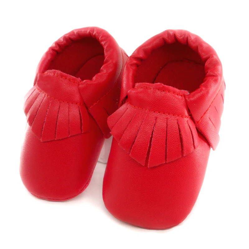 Мокасины для новорожденных мягкие мокасины малышей обувь девочек с бахромой
