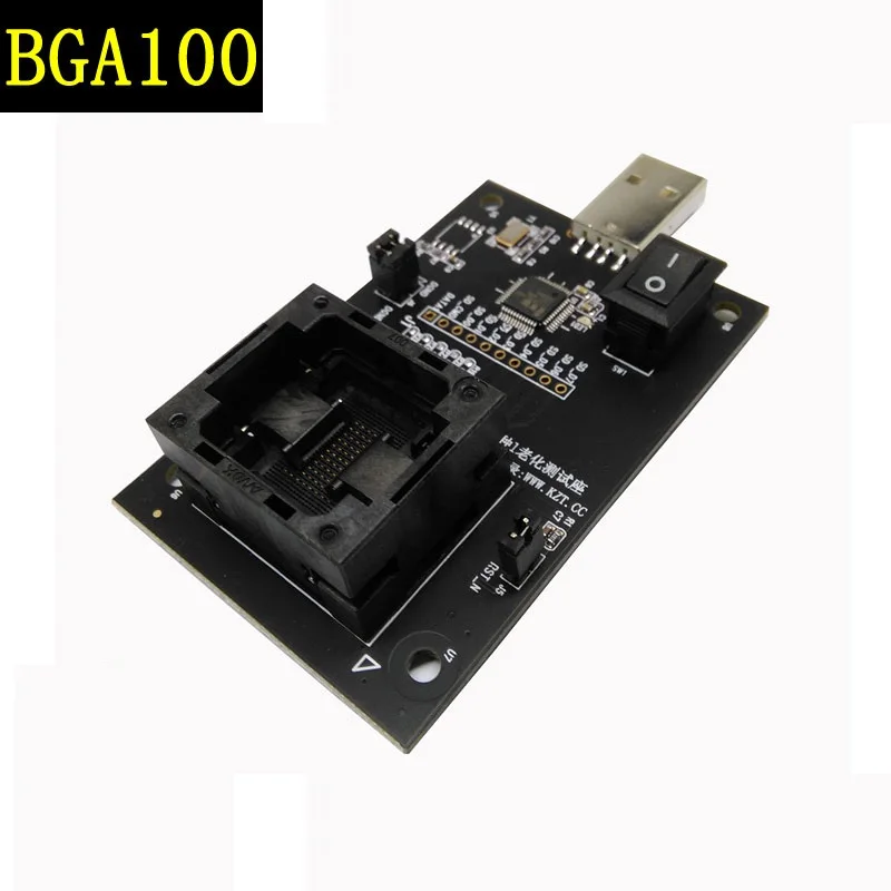 BGA100 к USB тестовое сиденье пустые сиденья eMMC100 давление старение горелка |