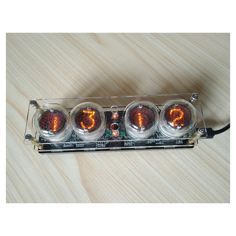 Цифровые трубчатые часы Nixie 5 В винтажные настольные ZM1020 от до 170 в с модулем