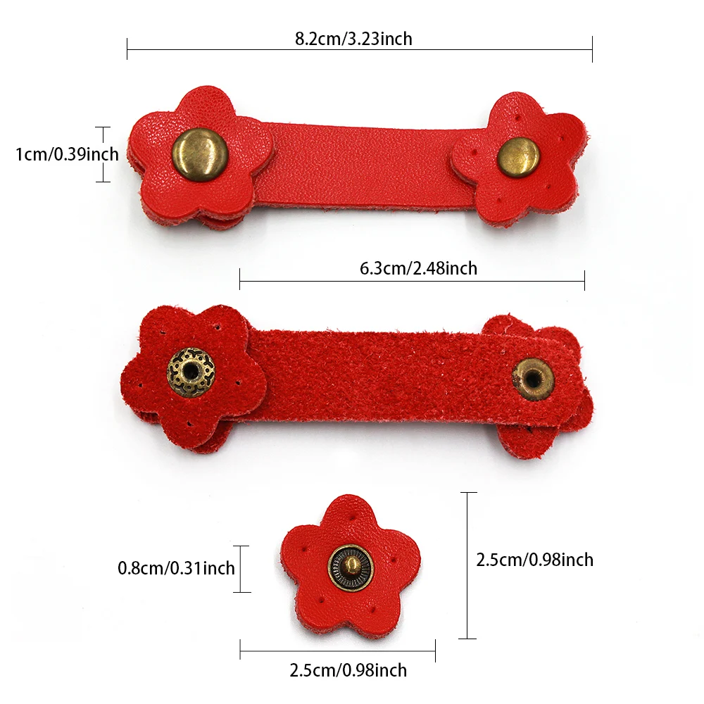 5set DIY Handmade Sewing Leather Bag Accessories Flower Stye Metal Snap button Sew on Craft Hasp | Дом и сад