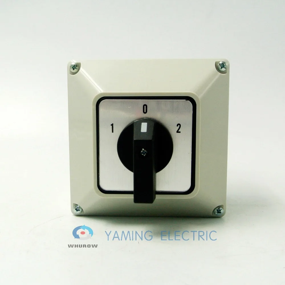 Yamer electric YMW26 32/1M сменный поворотный переключатель 32A 1 полюсный 3 позиционный с