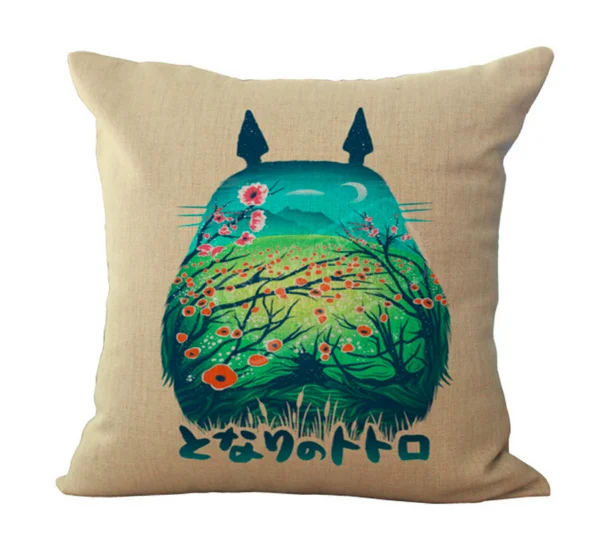Японская наволочка для тела Tonari no Totoro льняная кровати подушки путешествий дивана