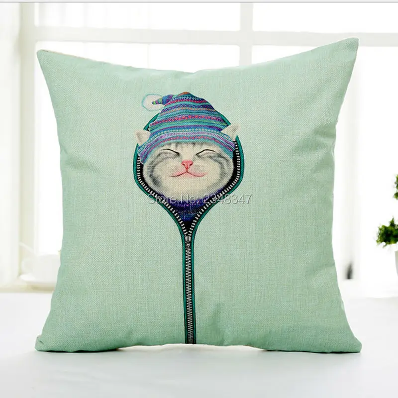 Восхитительный котенок животное собака бульдог одежда очки кошка подушка