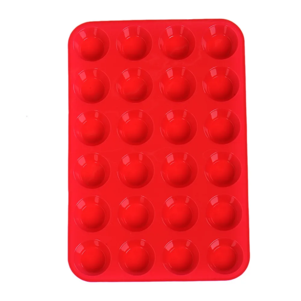 24 Cavity Mini Muffin Cup Cupcakes Mold FDA Silicone Soap Cookies Bakeware Pan Tray Mould Home DIY Cake Tools|cake tools|muffin cupsmini muffin |