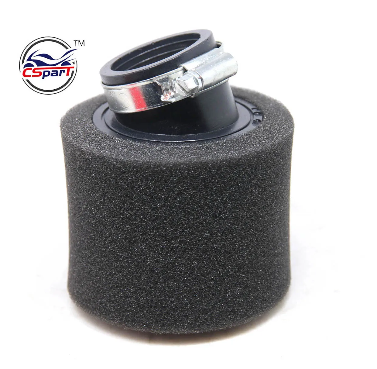 35MM Black 32 мм 35 мм 38 мм 42 мм 44 мм 48 мм 58 мм губка изогнутый адаптер воздушный фильтр Мини Мото Грязь питбайк ATV Quad скутер Багги запчасти - Цвет: 35MM Black