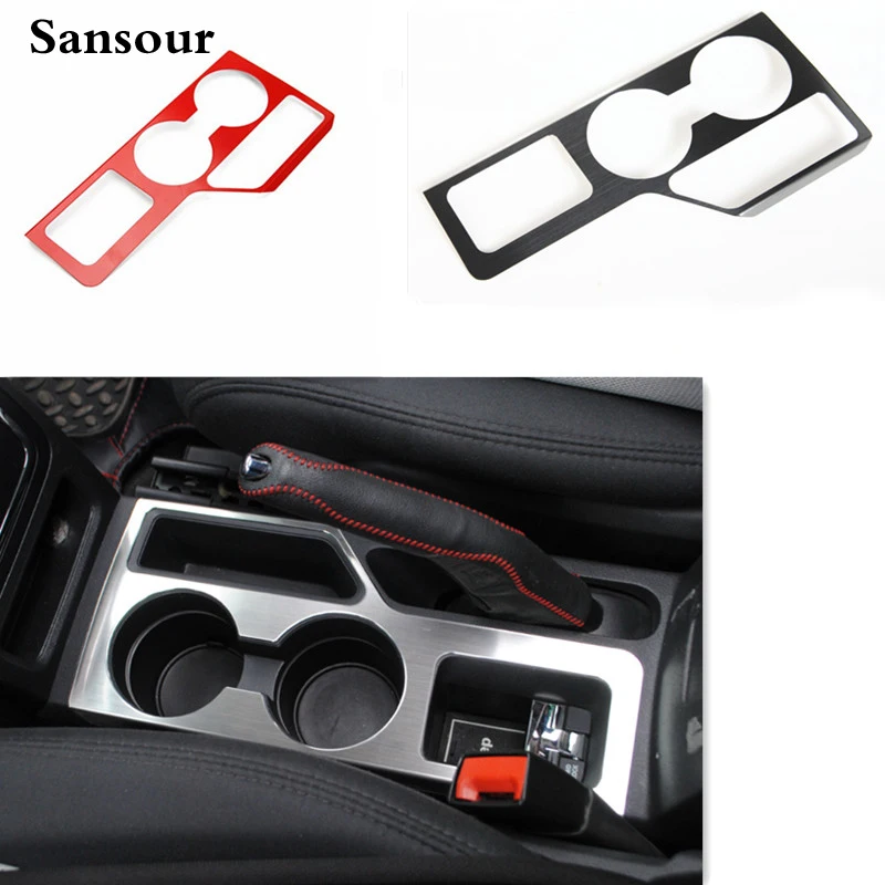 

Stainless Car Water Cup Holder Cover Frame Panel Trim Car-Styling Fit For Jeep Compass Patriot 2011-2016 Car accessory
