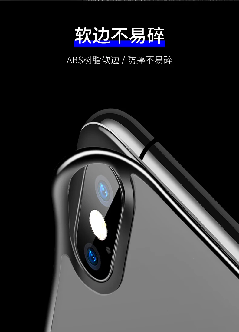 Benks для iPhone XS Max, закаленное стекло, задняя пленка KR+ PRO, 3D, изогнутое, полное покрытие, 0,23 мм, для iPhone XS Max, заднее стекло, пленка