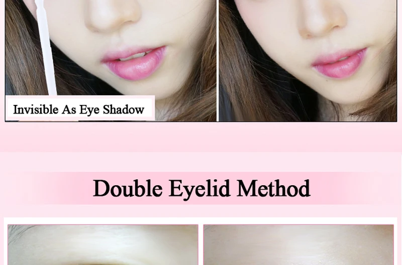 240Pcs/1Lot Natural Invisible Eyelid Paste Stickers Waterproof Makeup Double Eyelid Tape Charm Big Eyes Eyelids Stripes
