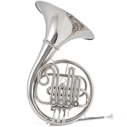 Профессиональный 4 клавишный латунный bB ключ французский Рог Музыкальные