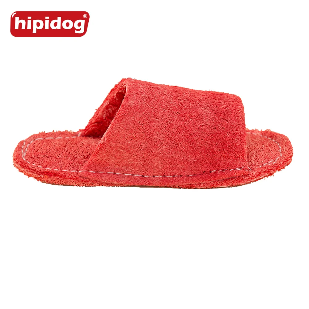 Hipidog 1 шт. натуральная люфа тапочка форма игрушка для домашних животных прочный