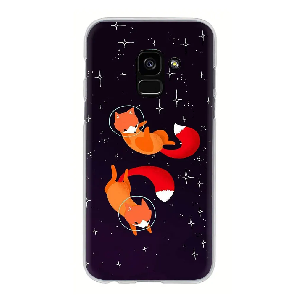 H1 Fox Animal Hard phone cover case for Samsung Galaxy A3 5 A6 7 8 9 A10 30 40 50 70 - Цвет: H1