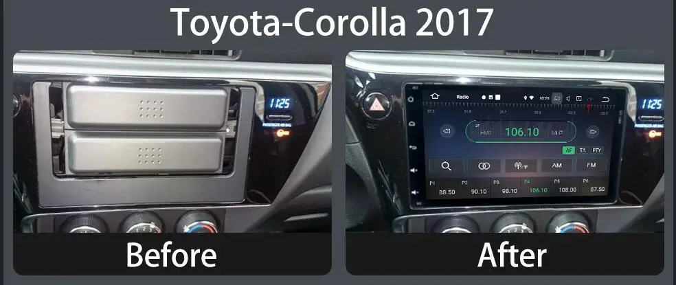Автомобильный GPS радиоприемник koocals 9 дюймов IPS Android 0 для Toyota Corolla Auris Fortuner 2017 с 4 Гб +