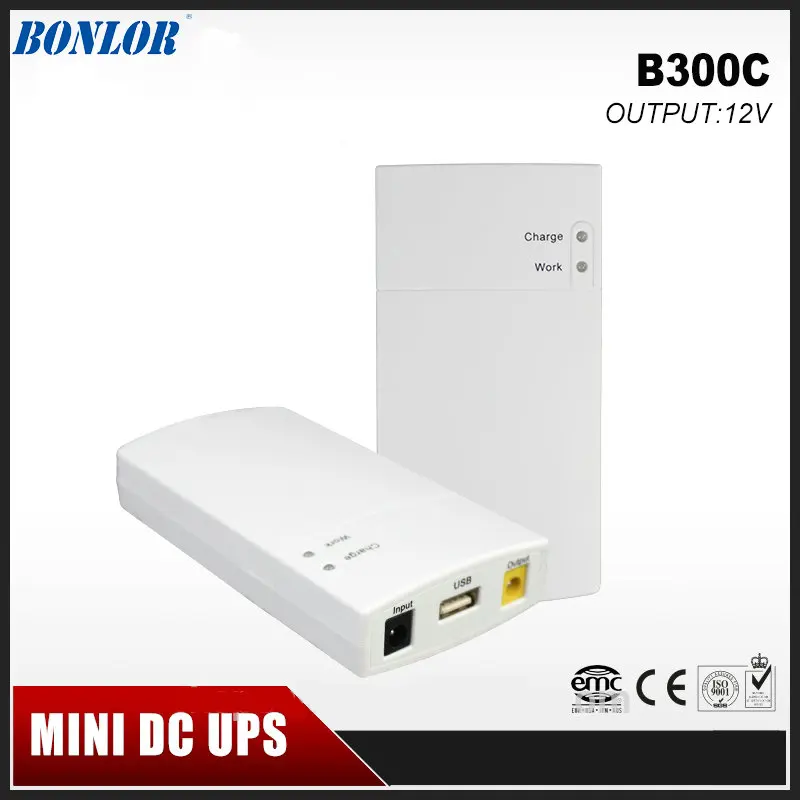 Мини Портативный ИБП 12V2_5A DC онлайн источник питания с литиевой батареей 7800 мАч Max7 часов время резервного копирования для оборудования видеонаблюдения и модема