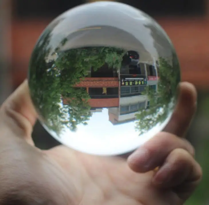 K9 Crystal Ball Sphere Lens Photography Prop Fengshui Meditation Glass Healing Magic Globe Accessiores | Дом и сад