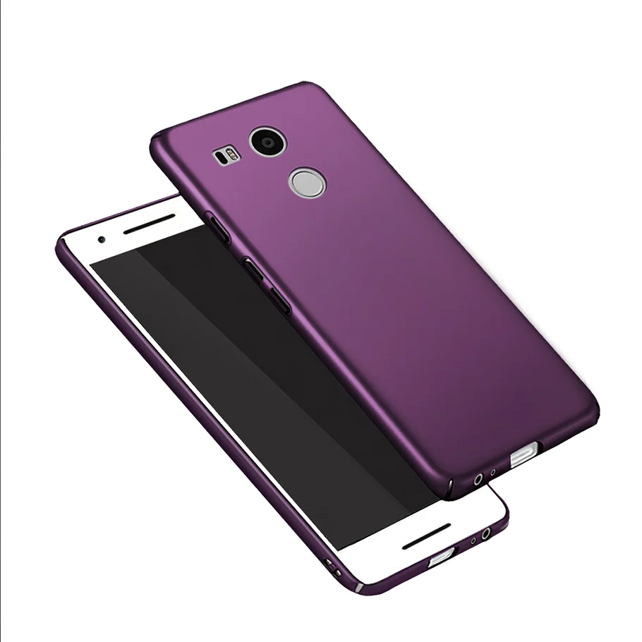 Luxury Design Frosted Phone Case For Original LG Nexus 5X H790 H791 H798 PC Full Hard Back Cover Bag |